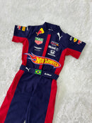 Macacão hotwheels REDBULL infantil