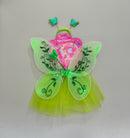 Kit Asa e Saia Infantil Borboleta