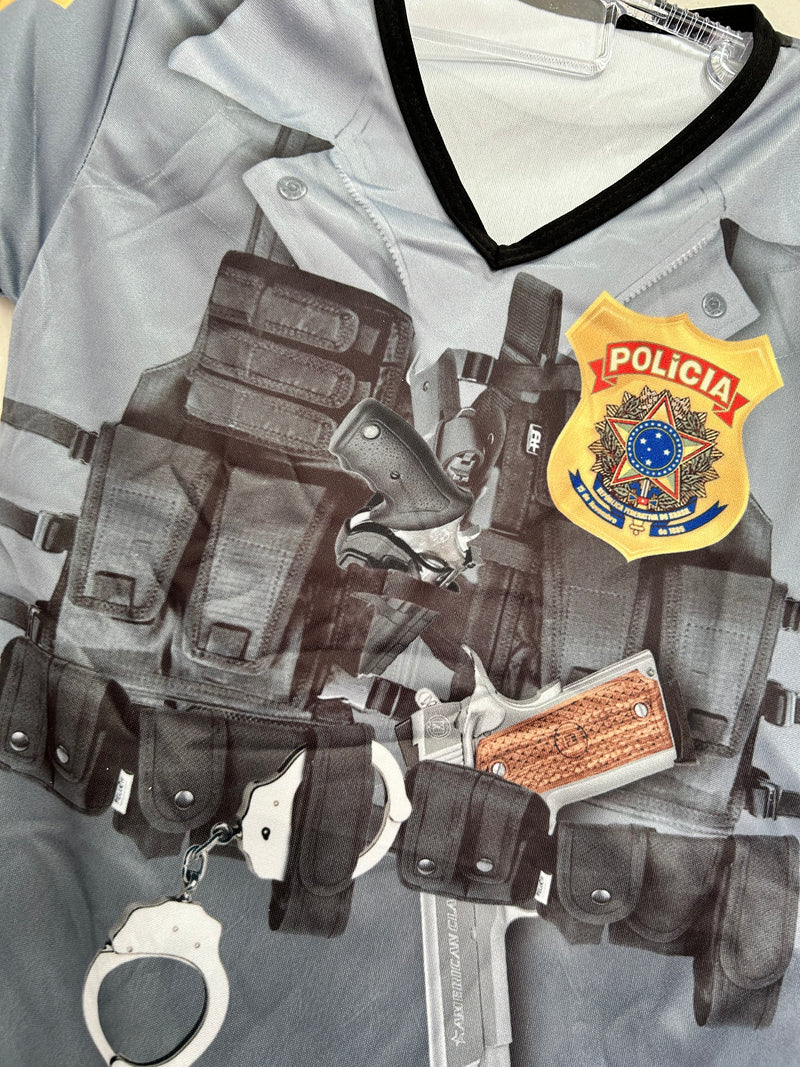 Fantasia Policial Menina Infantil