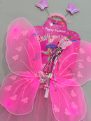 Kit Asa e Saia Infantil Borboleta