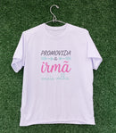 Camiseta Personalizada Promovida a irmã mais velha