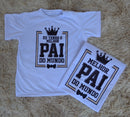 Camiseta Personalizada Melhor Pai do Mundo