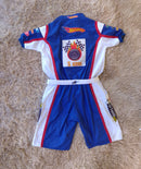 Macacão Infantil  Hotwheels com idade nas costas infantil