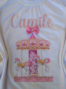 Camiseta Infantil Personalizada carrosel