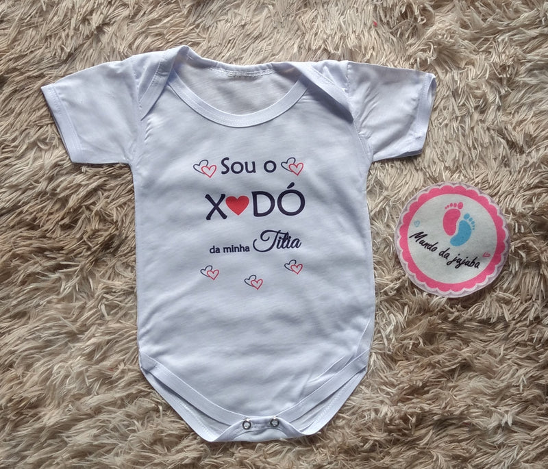 Body Personalizado Sou o Xodó da minha Titia
