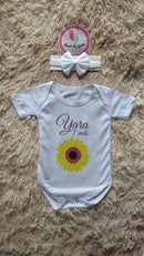 Body Personalizado Girassol