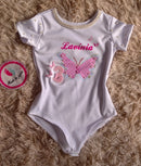 Body Personalizado Jardim Encantado Borboletas