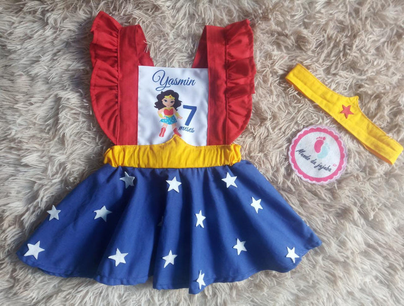Romper Personalizado Mulher Maravilha