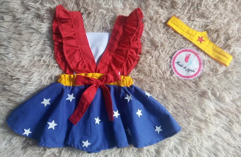 Romper Personalizado Mulher Maravilha
