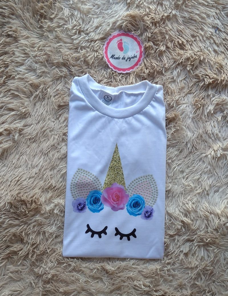 Camiseta Personalizada Unicornio Infantil