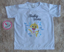 Camiseta Personalizada Baby Shark Infantil