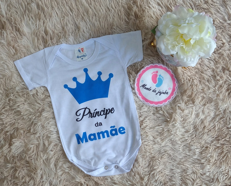 Body Personalizado "PRÍNCIPE DA MAMÃE"