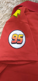 Camiseta Polo Personalizada Carros  Infantil