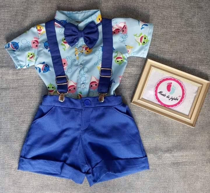 Conjunto Temático Baby Shark Infantil