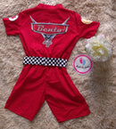 Macacão Carros tradicional com cinto