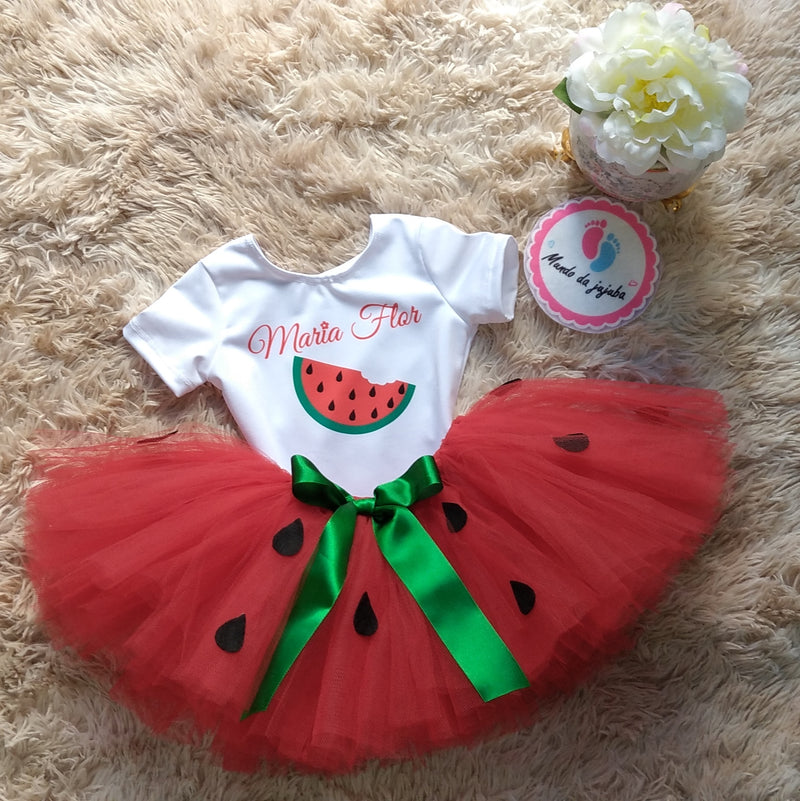 Conjunto Personalizado Melancia Infantil