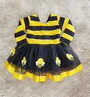 Vestido Abelhinha + Arquinho