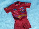 Macacão hotwheels Tradicional curto infantil