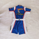 Macacão hotwheels Nascar curto infantil