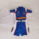 Macacão hotwheels Nascar curto infantil