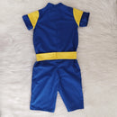 Macacão Roblox com detalhes amarelo infantil