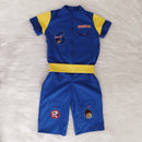 Macacão Roblox com detalhes amarelo infantil