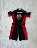 Macacão hotwheels redbull infantil