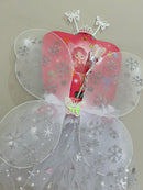 Kit Asa e Saia Infantil Borboleta