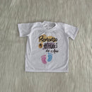 Camiseta Personalizada Promovido a Titio (a) do ano Infantil
