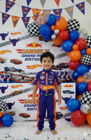 Macacão hotwheels Redbull Gab infantil