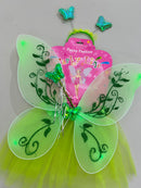 Kit Asa e Saia Infantil Borboleta