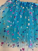 Saia de Tule com borboletas