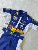 Macacão hotwheels redbull infantil