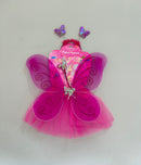 Kit Asa e Saia Infantil Borboleta