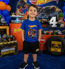 Conjunto hotwheels monster infantil