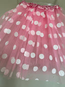 Saia de Tule Com Bolinha