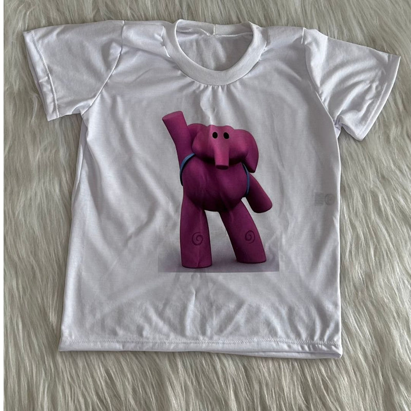 Camiseta Personalizada Elly Pocoyo Infantil