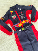 Macacão Hotwheels redbull infantil