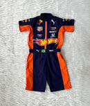 Macacão hotwheels redbull infantil Curto