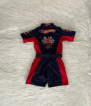 Macacão hotwheels redbull infantil Curto