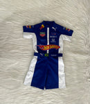 Macacão hotwheels redbull infantil Curto