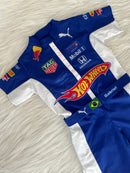 Macacão hotwheels redbull infantil Curto