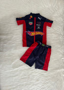 Conjunto Hotwheels camisa + short infantil