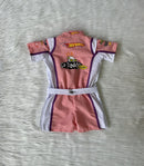 Macacão hotwheels nascar infantil