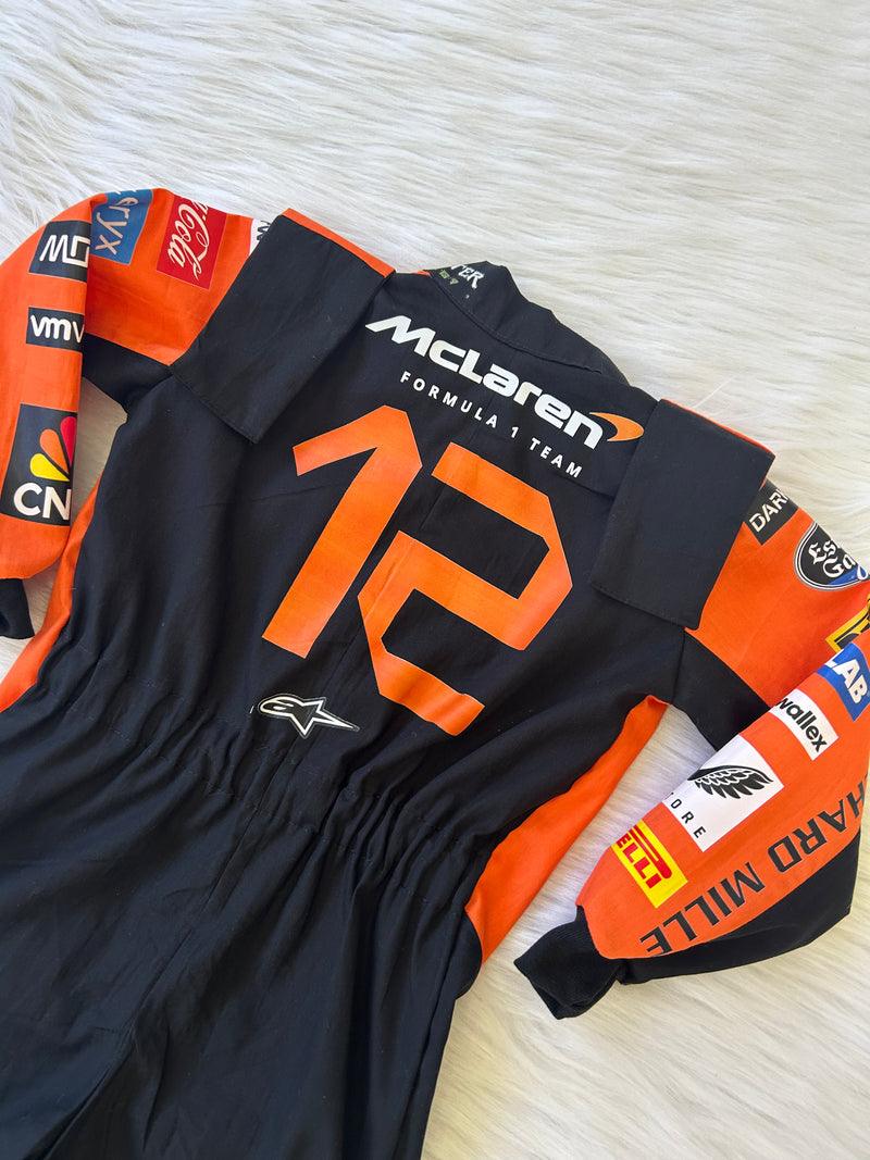 Macacão Formula 1 Mclaren infantil