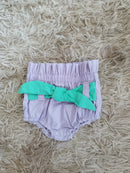 Calcinha Lilas com Verde Escuro