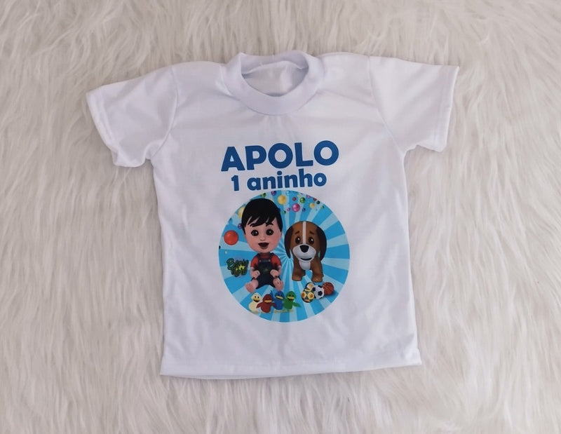 Camiseta Personalizada Totó e Bento Infantil