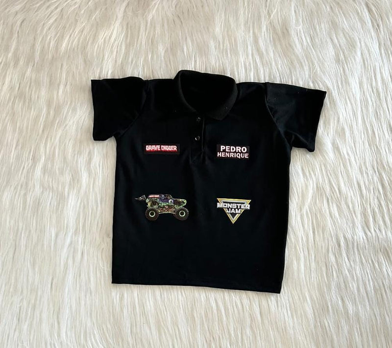 Camiseta Polo Monster Jam