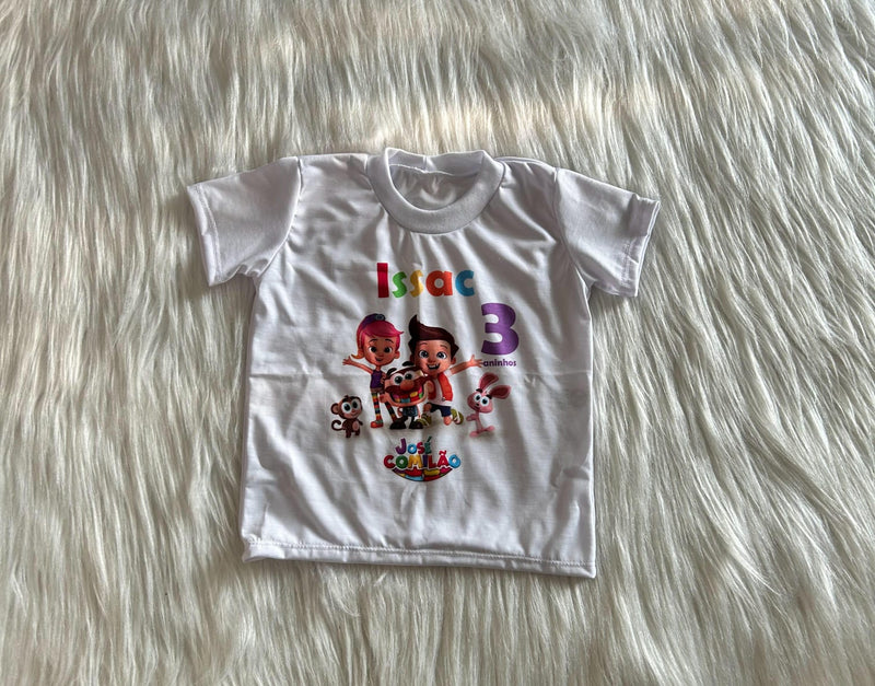 Camiseta Personalizada José Comilão Infantil 🍔😋