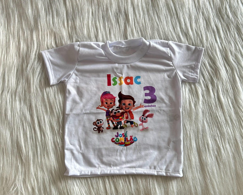 Camiseta Personalizada José Comilão Infantil 🍔😋